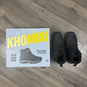 Khombu Mason Hybrid Winter Hiking Boot, Black 8 - EUC, Outdoor, Durable, Lined